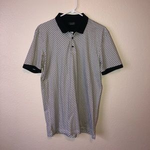 Zara Man Geometric Polo